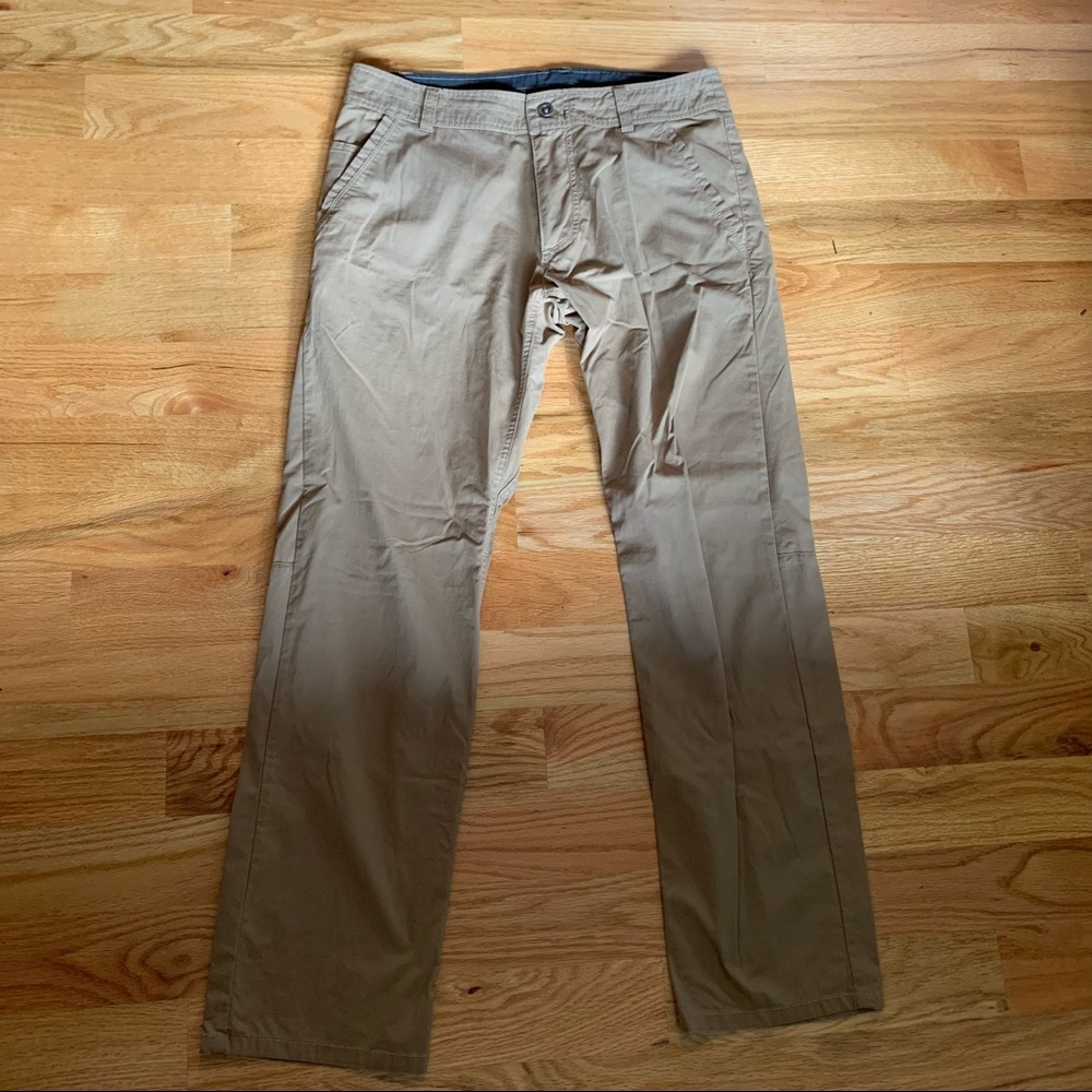Kuhl slax dark khaki pants. 34 x 32